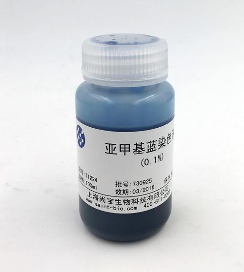 亚甲基蓝染色液（0.1%）