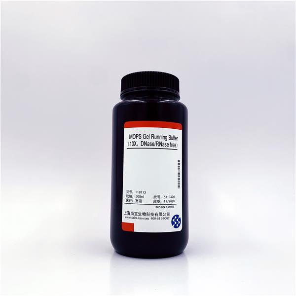 MOPS Gel Running Buffer (10×, DNase/RNase free)
