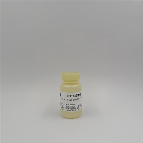 HEPES缓冲液（50mM，pH7.5，无菌）（含150mM NaCl，1mM EDTA）
